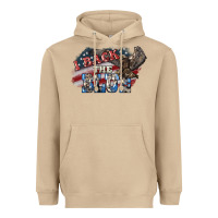 Mushroom i back the blue eagle Heavyweight Hoodie - NancyCooperArtShop
