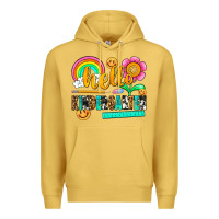 Antique Gold hello kindergarten Premium Hoodie - NancyCooperArtShop