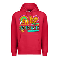 Cardinal hello kindergarten Premium Hoodie - NancyCooperArtShop