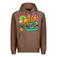 Chestnut hello kindergarten Premium Hoodie - NancyCooperArtShop