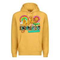 Mustard hello kindergarten Premium Hoodie - NancyCooperArtShop