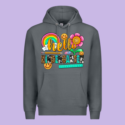 Hello Kindergarten Premium Hoodie Designed By Nancycooperartshop