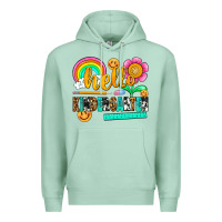 Seafoam hello kindergarten Premium Hoodie - NancyCooperArtShop