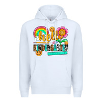 White hello kindergarten Premium Hoodie - NancyCooperArtShop