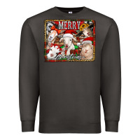Smoke merry christmas goats Premium Sweatshirt - Jasminsmagicworld