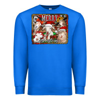 True Royal merry christmas goats Premium Sweatshirt - Jasminsmagicworld