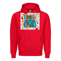 Red finish him Zipper Hoodie - JahusDesignShop