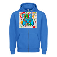 True Royal finish him Zipper Hoodie - JahusDesignShop
