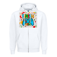 White finish him Zipper Hoodie - JahusDesignShop