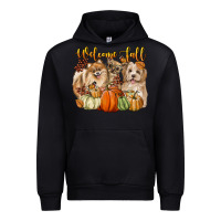 Black welcome fall with dogs Urban Hoodie - LillyAllenDesigns