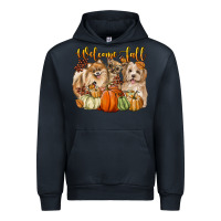 Navy welcome fall with dogs Urban Hoodie - LillyAllenDesigns