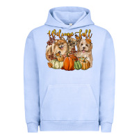 Welcome Fall With Dogs Urban Hoodie | Teevron