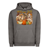 Pigment Tornado welcome fall with dogs Urban Hoodie - LillyAllenDesigns