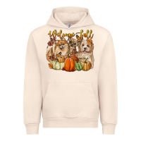 Sandshell welcome fall with dogs Urban Hoodie - LillyAllenDesigns