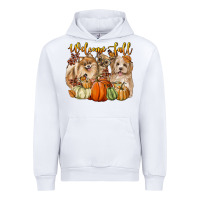 White welcome fall with dogs Urban Hoodie - LillyAllenDesigns