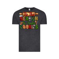 Vintage Black tis the season to bake cookies Vintage Tee - Zillion Design Studio