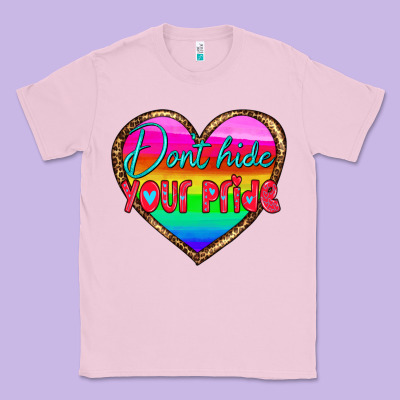 Dont Hide Your Pride Classic Tee Designed By Hra Design Shop