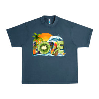 Midnight Navy love kiwi summer Urban Heavy Tee - texasbilliewilder