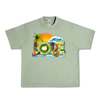 Oil Green love kiwi summer Urban Heavy Tee - texasbilliewilder