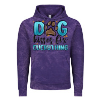 Cloud Purple dog kisses fix everything Vintage Hoodie - MaliasSmallBusiness