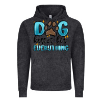 Vintage Black dog kisses fix everything Vintage Hoodie - MaliasSmallBusiness