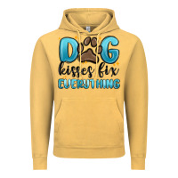 Dog Kisses Fix Everything Vintage Hoodie | Teevron
