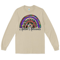 Mushroom autism awareness Long Sleeve Tee - SublimationCraftShop