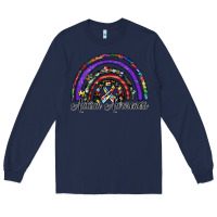 Navy autism awareness Long Sleeve Tee - SublimationCraftShop