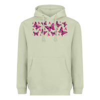 Matcha breast cancer butterflies Heavyweight Hoodie - Jasminsmagicworld