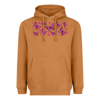 Meerkat breast cancer butterflies Heavyweight Hoodie - Jasminsmagicworld