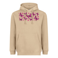 Mushroom breast cancer butterflies Heavyweight Hoodie - Jasminsmagicworld