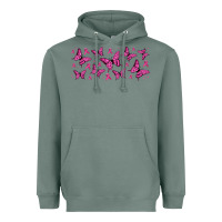 Sage breast cancer butterflies Heavyweight Hoodie - Jasminsmagicworld