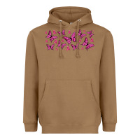 Toasted Coconut breast cancer butterflies Heavyweight Hoodie - Jasminsmagicworld
