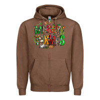 Chestnut christmas texas western Zipper Hoodie - AdoDesignShop
