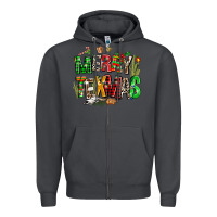 Smoke christmas texas western Zipper Hoodie - AdoDesignShop
