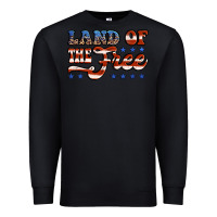 Black land of the free america Premium Sweatshirt - Jasminsmagicworld