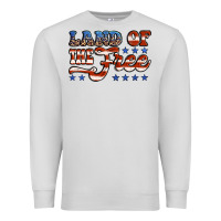 Dove Grey land of the free america Premium Sweatshirt - Jasminsmagicworld