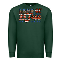 Sports Green land of the free america Premium Sweatshirt - Jasminsmagicworld
