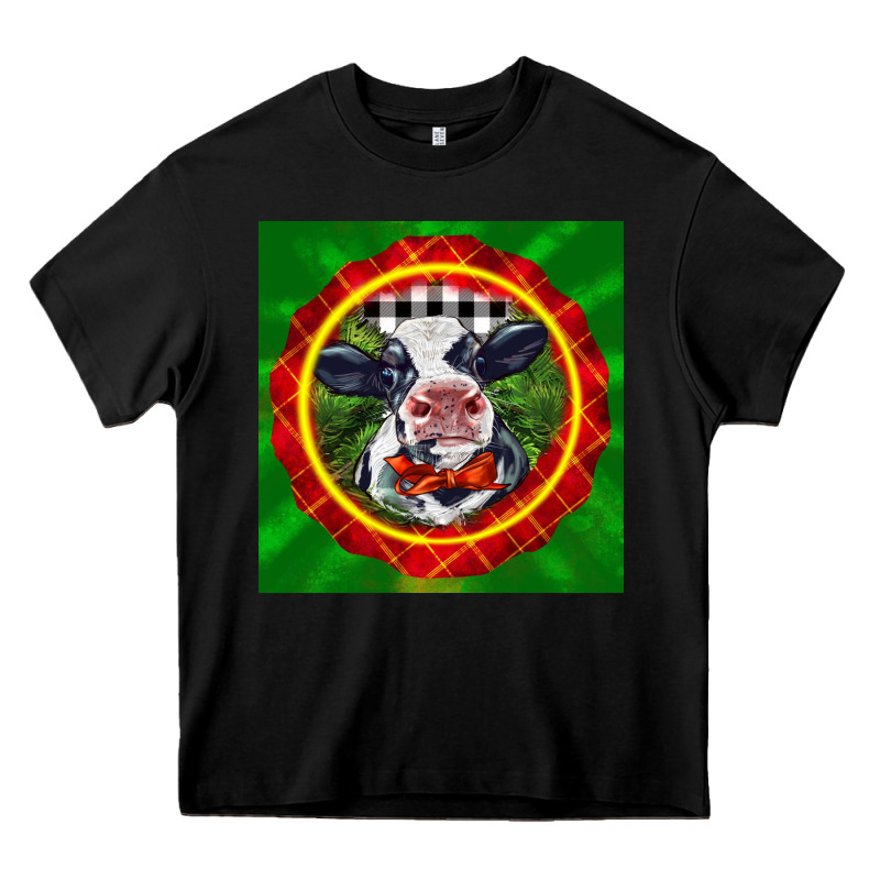 Christmas Baby Holstein Face Heavy Core Tee by LillyAllenDesigns | Teevron
