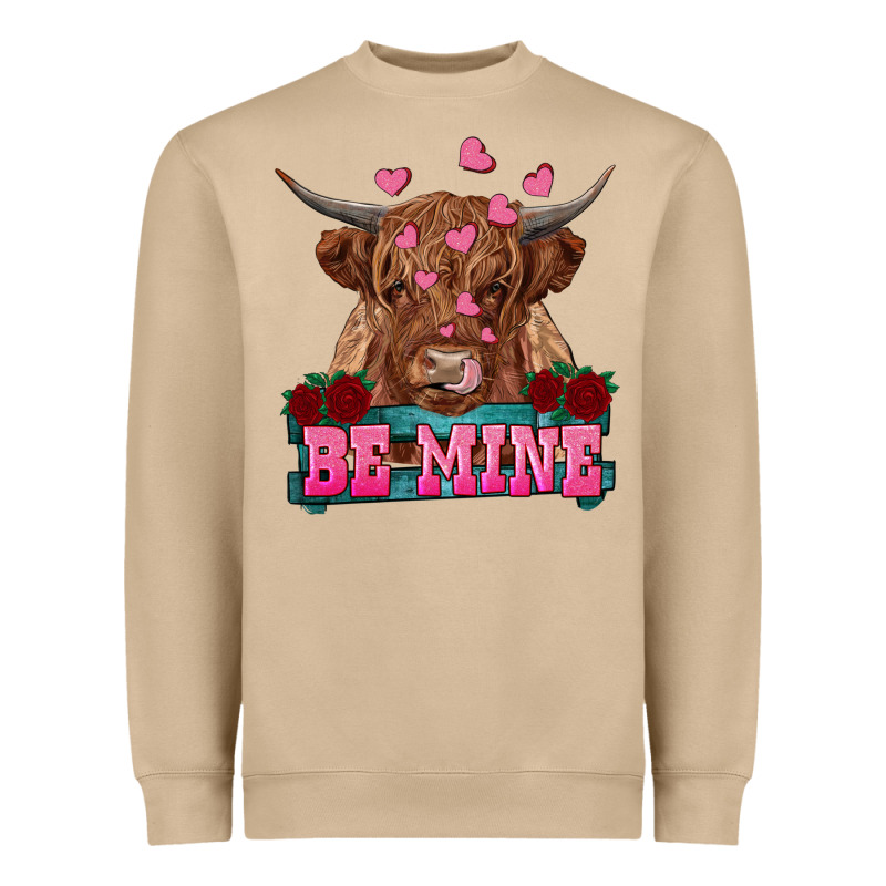 Be Mine Cow Heavyweight Sweatshirt by RanaPortraitStore | Teevron