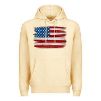 Pina Colada american flag distressed background Premium Hoodie - MaliasSmallBusiness