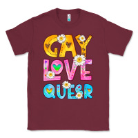 Burgundy gay love queer Classic Tee - HRA Design Shop