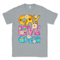 Heather Grey gay love queer Classic Tee - HRA Design Shop
