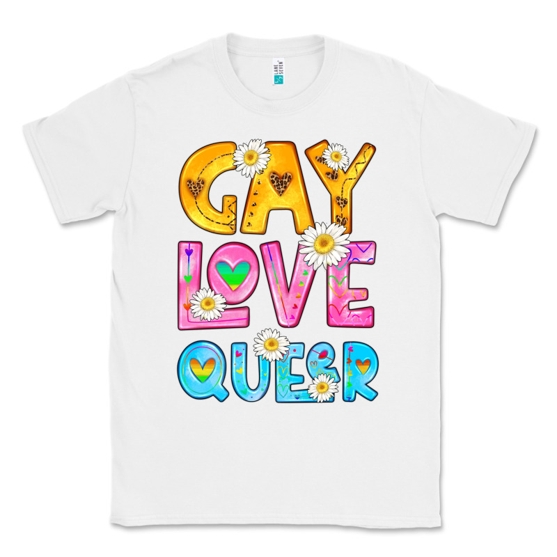 Gay Love Queer Classic Tee by HRA Design Shop | Teevron