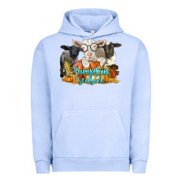 Pigment Grape Ice pumpkin season with baby sheeps and goat Urban Hoodie - LillyAllenDesigns