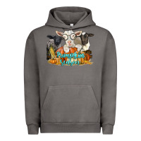 Pigment Tornado pumpkin season with baby sheeps and goat Urban Hoodie - LillyAllenDesigns