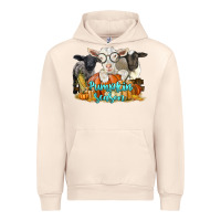 Sandshell pumpkin season with baby sheeps and goat Urban Hoodie - LillyAllenDesigns