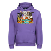 Tulip pumpkin season with baby sheeps and goat Urban Hoodie - LillyAllenDesigns