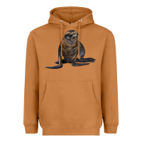 Meerkat Sea Lion Illustrations Heavyweight Hoodie - LillyAllenDesigns