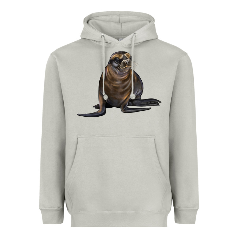 Sea Lion Illustrations Heavyweight Hoodie by LillyAllenDesigns | Teevron